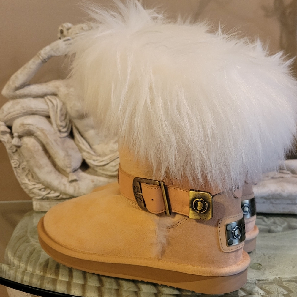 Australia Luxe Collective Tsar Short Tuscany Boot Designer Suede Fur 2822